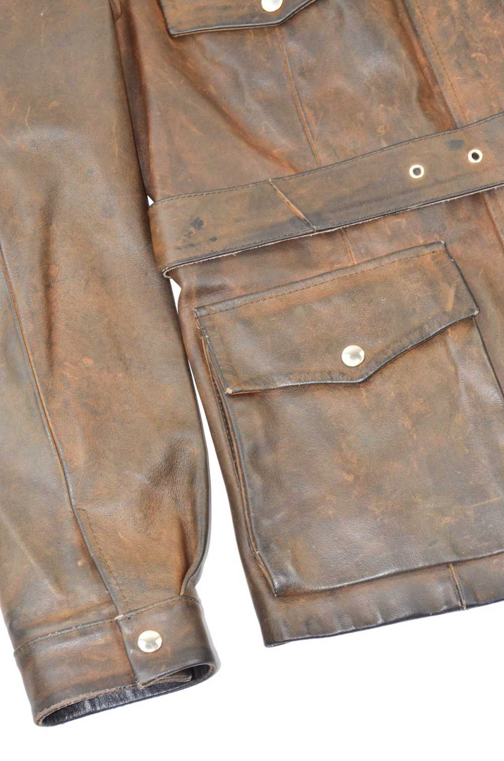 Italian Designers × Leather Jacket × Vintage Cuoi… - image 5