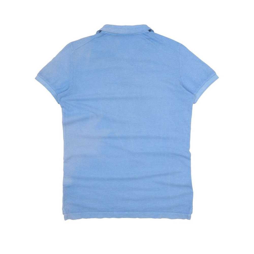 Dsquared2 Faded Blue Pique Cotton Logo Polo Shirt… - image 2