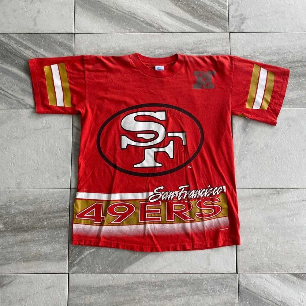 Sports / College Vintage NFL San Francisco 49ers 5 Times Champions Tee Shirt 1994 Size Large Made in USA