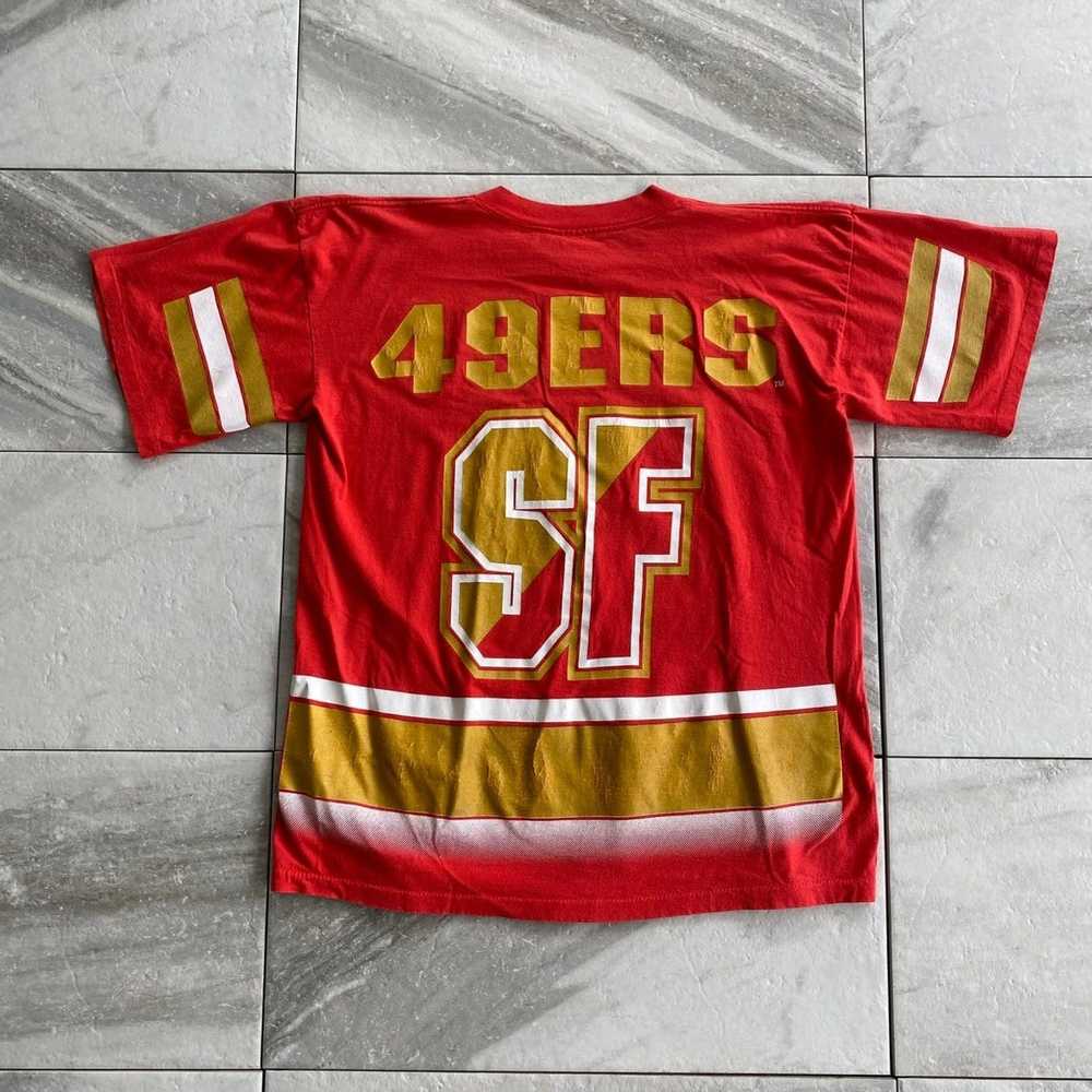 Vintage 1994 Thrashed San Francisco 49ers Tall T-Shirt 