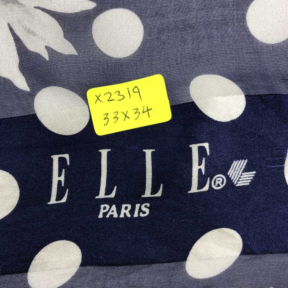 Vintage Vintage Elle Paris Silk Scarf - image 8