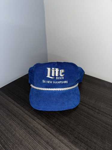 Other Vintage Corduroy Miller Lite 80s Trucker Cap