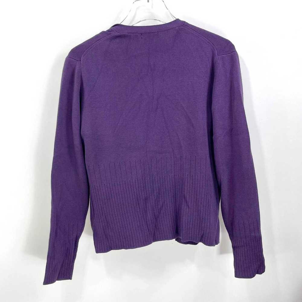 Vintage 90s SHU SHU Vintage Purple Cardigan Top S… - image 7