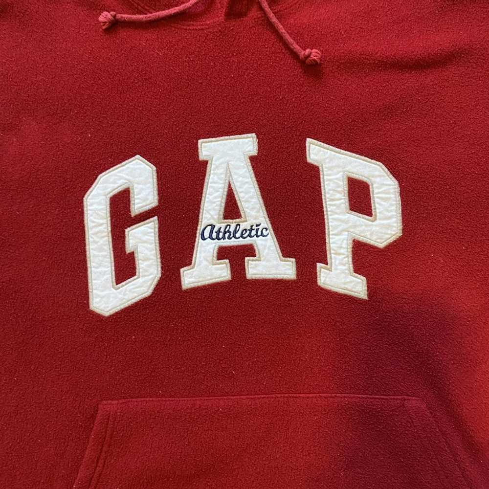 Gap × Vintage Vtg gap athletic red hoodie - image 3