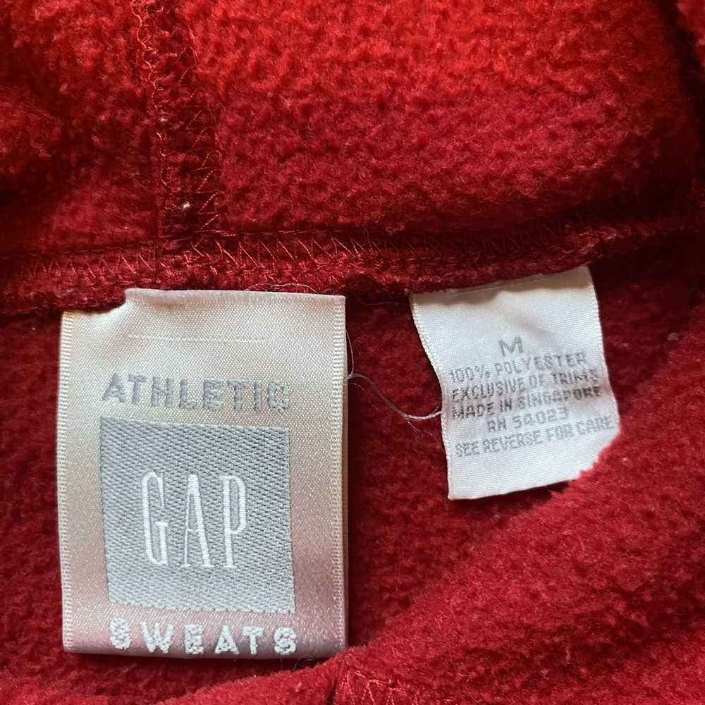 Gap × Vintage Vtg gap athletic red hoodie - image 4