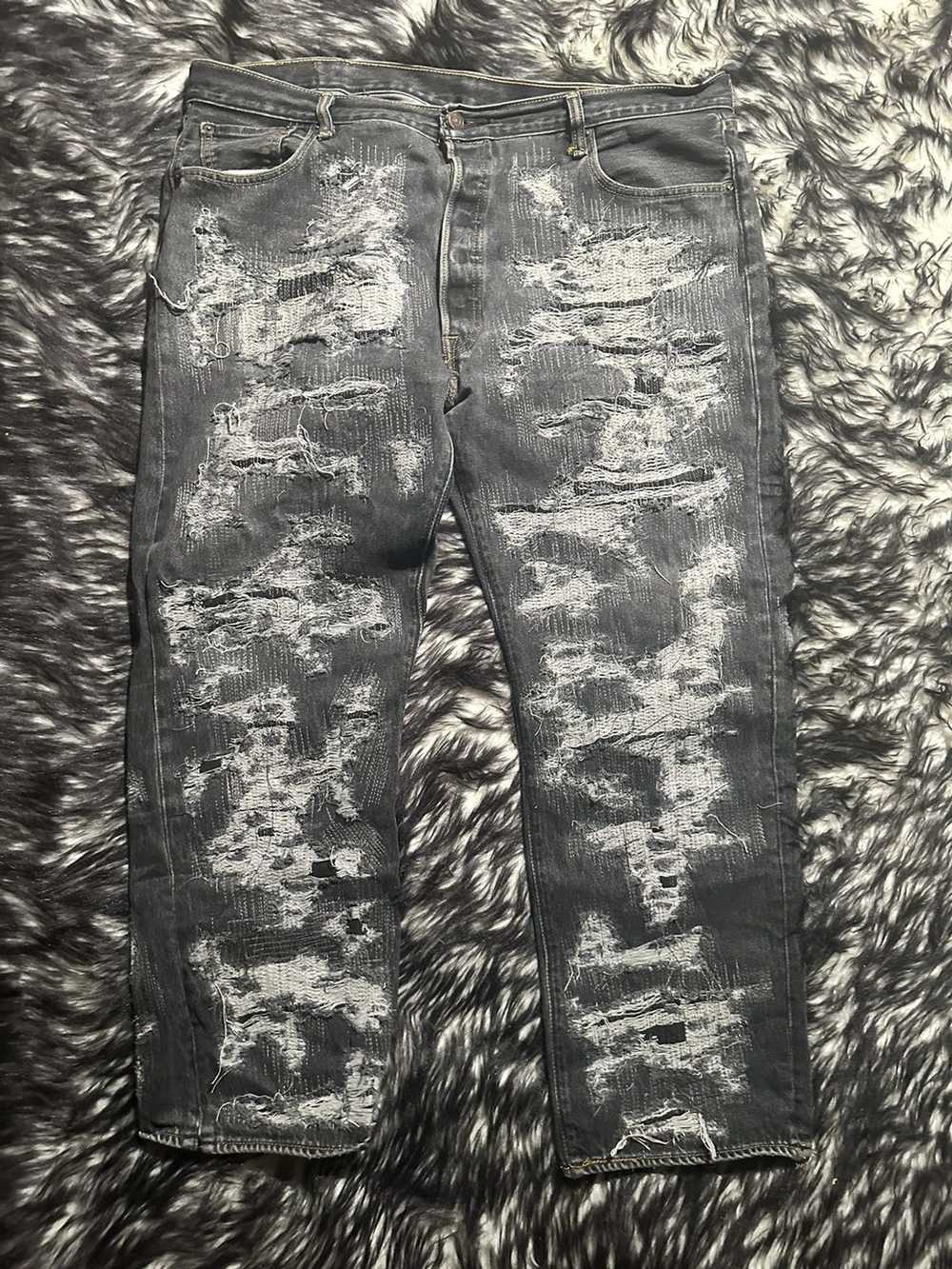 Japanese Brand × Streetwear Kant die destroy denim - image 1