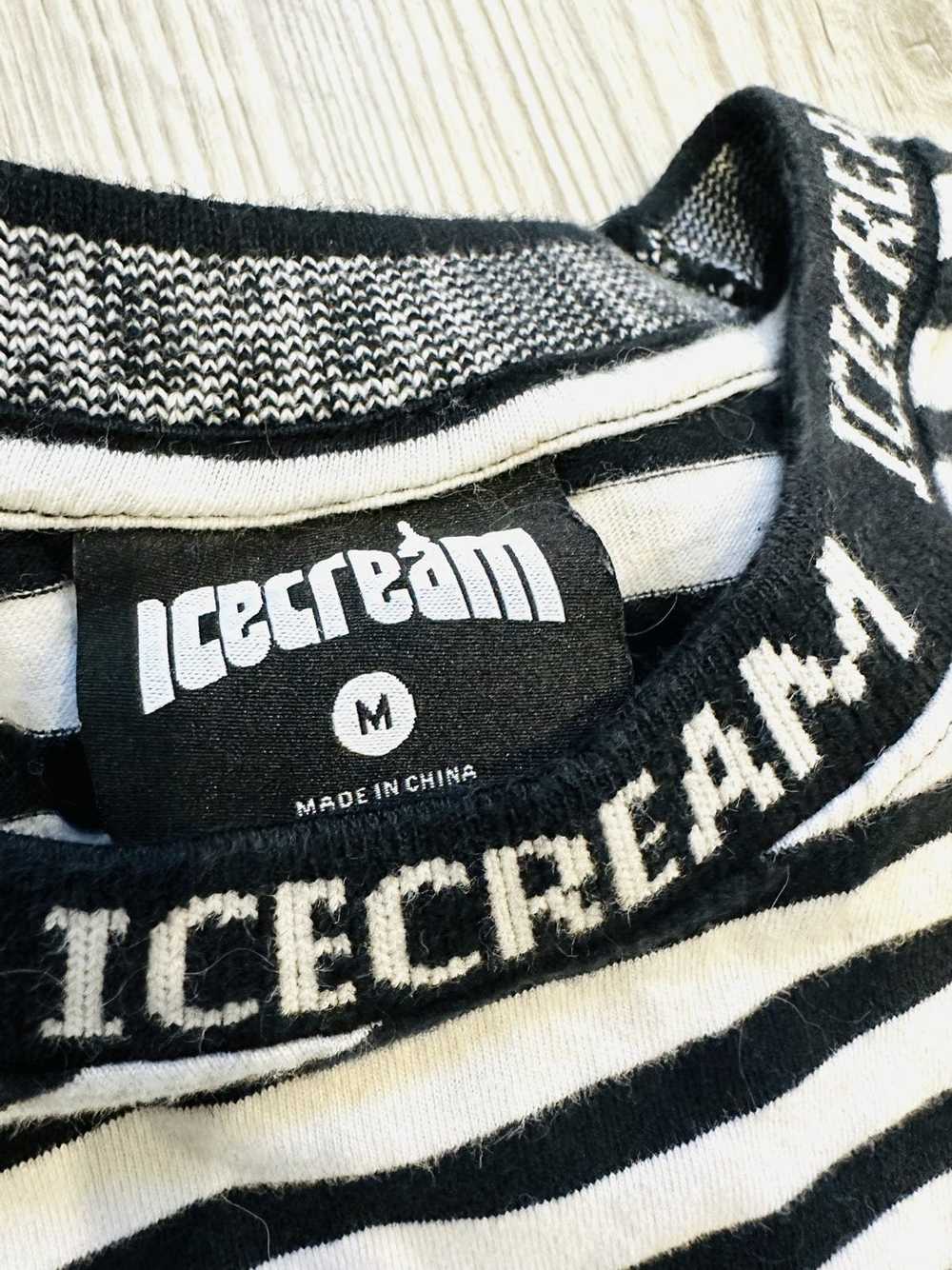 Icecream Icecream striped blk/white tee - image 6