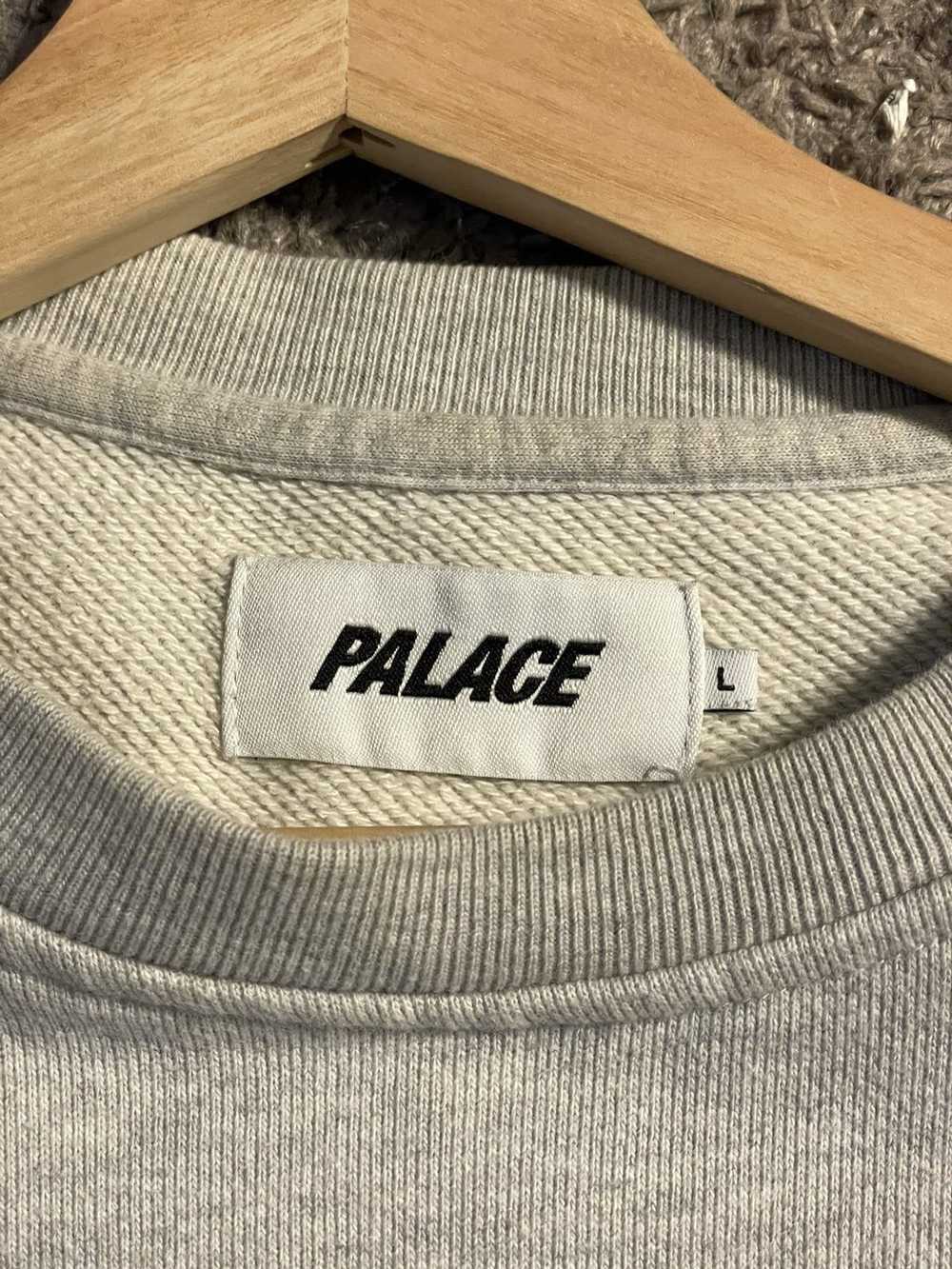 Palace Palace Bunning Man Crewneck (Grey Marl) - image 5