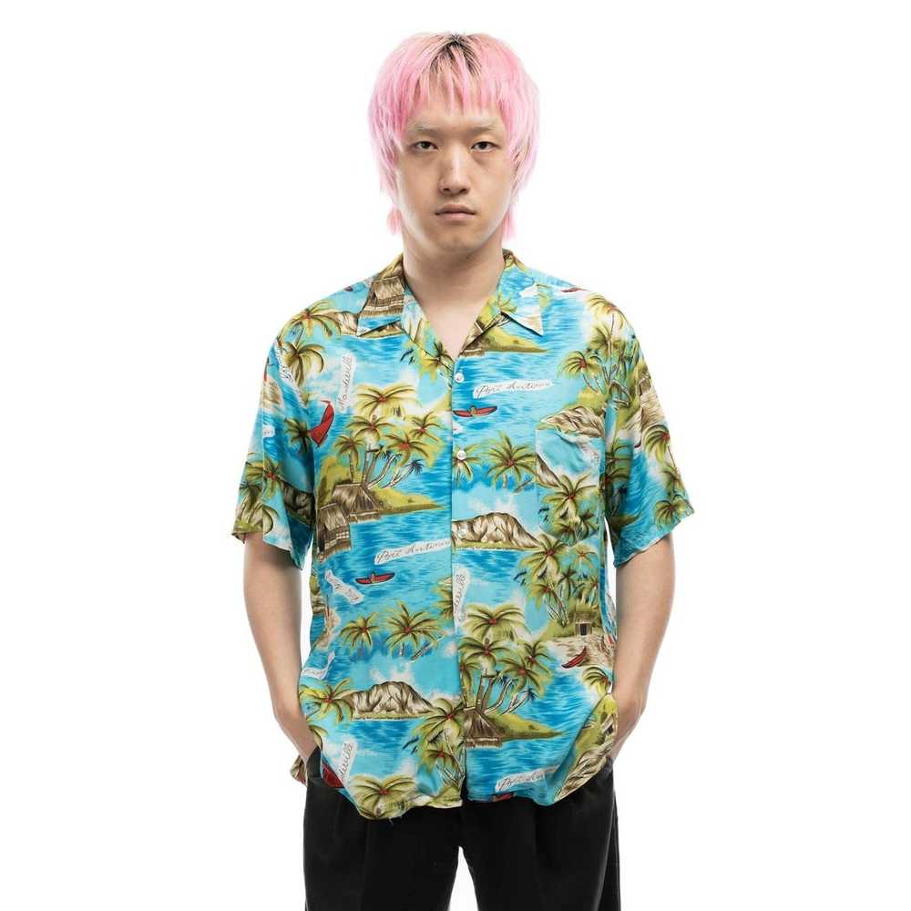Vintage 70’s Rayon Aloha Shirt - Large - image 1