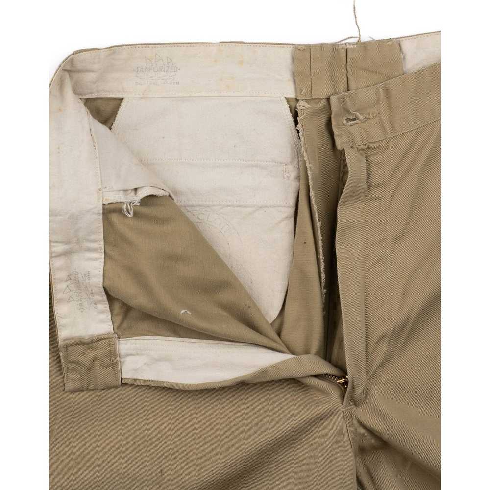 Vintage 60’s Sail Cloth Trousers - 34” x 29” - image 4