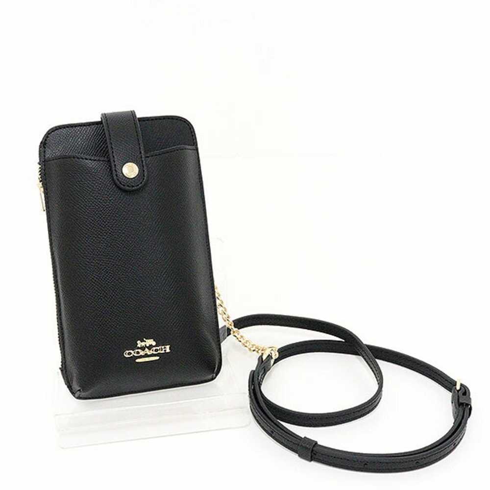 COACH coach smartphone shoulder signature bag C7397 PVC leather
