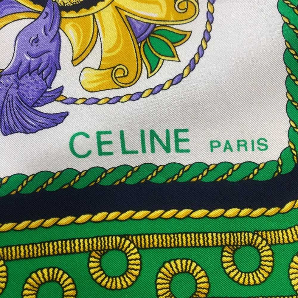 Celine Vtg CELINE PARIS SILK Baroque Scarf Shawl … - image 5