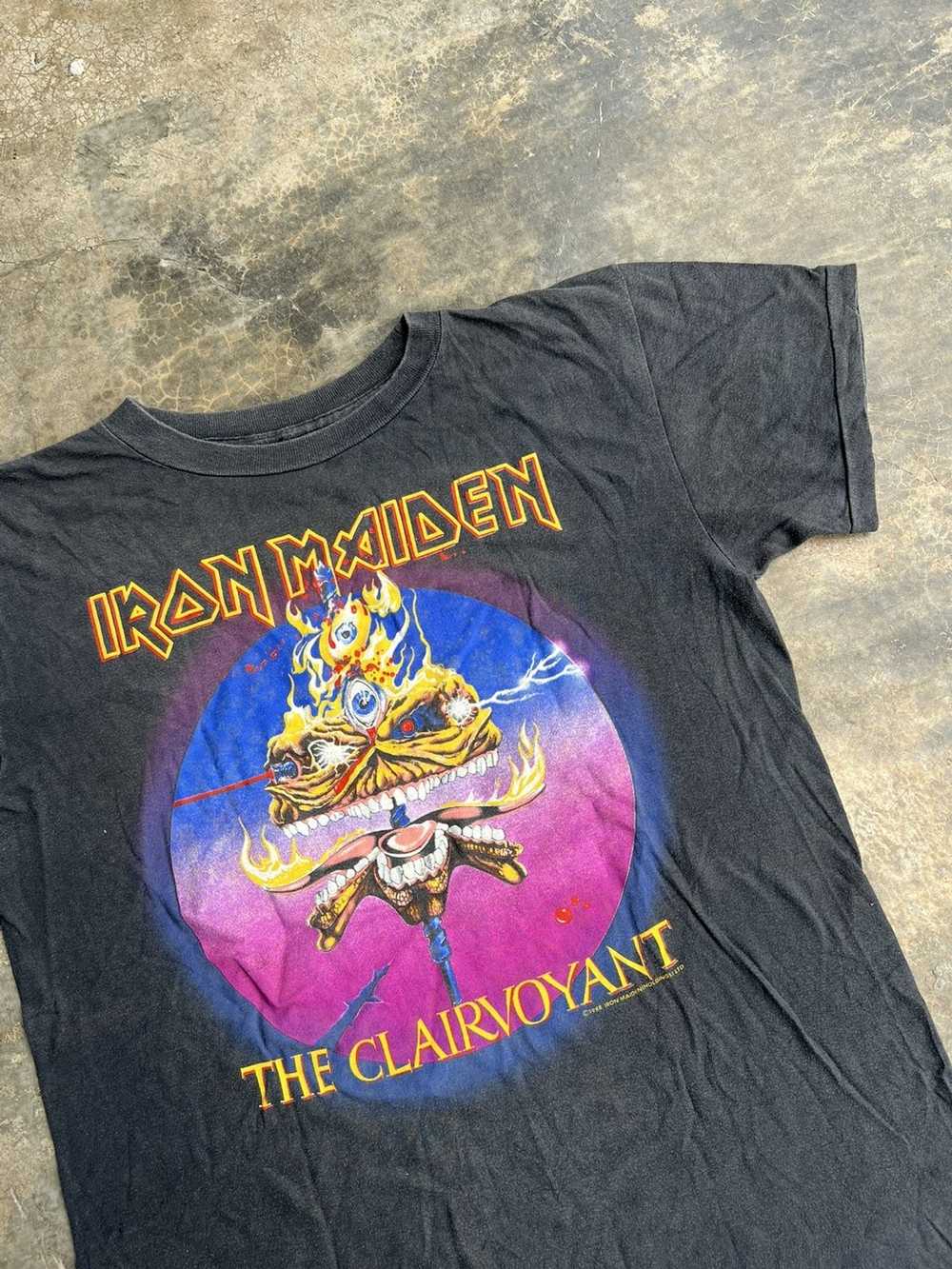 Band Tees × Iron Maiden × Vintage (M) 1986 Vintag… - image 3