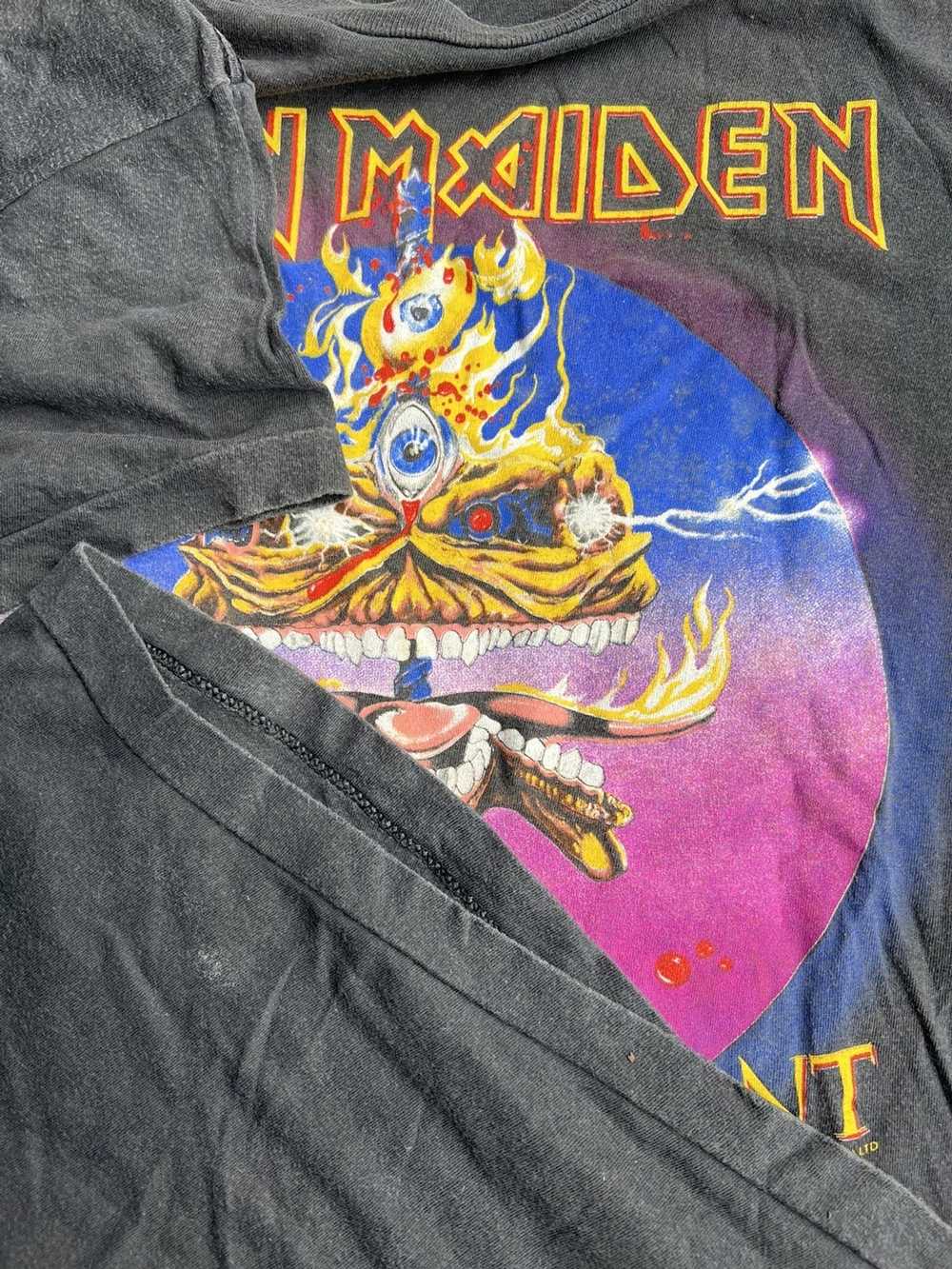 Band Tees × Iron Maiden × Vintage (M) 1986 Vintag… - image 8