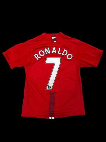 2007-2008 Nike Manchester United Cristiano Ronaldo Home Long Sleeve Jersey  Kit