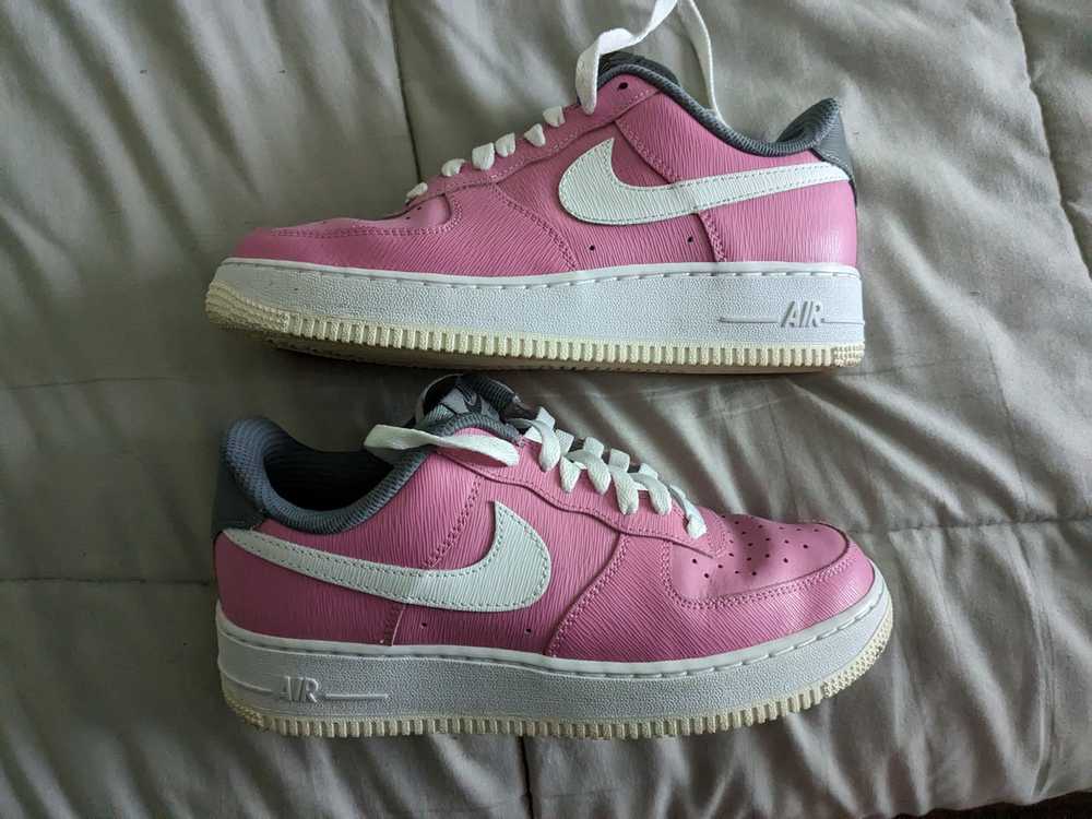 Nike Custom Nike Air Force 1's Pink+Gray - image 1