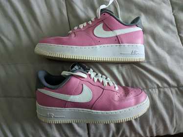 Nike Custom Nike Air Force 1's Pink+Gray - image 1