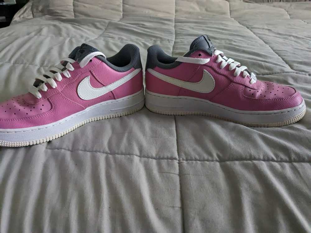 Nike Custom Nike Air Force 1's Pink+Gray - image 4