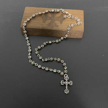 Small Cross Necklace with Cross Fob - Bill Wall Leather Inc.