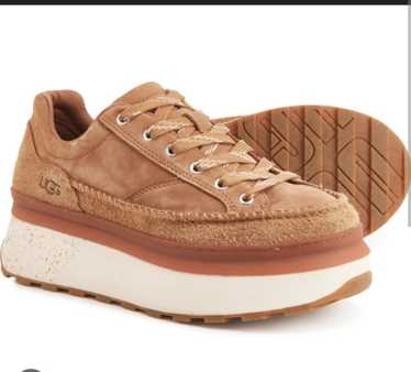 靴 UGG MARIN LACE 23.5 UGG MARIN LACE 23.5 UGG Womens Marin Lace Logo Sneaker Black