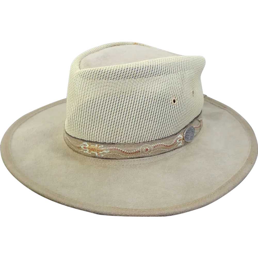 Men’s Mesh Vented Aussie Safari Hat, Australian T… - image 1