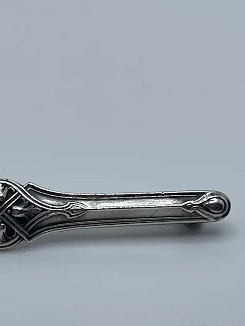 Antique William B Kerr Sterling Silver Stylized F… - image 4