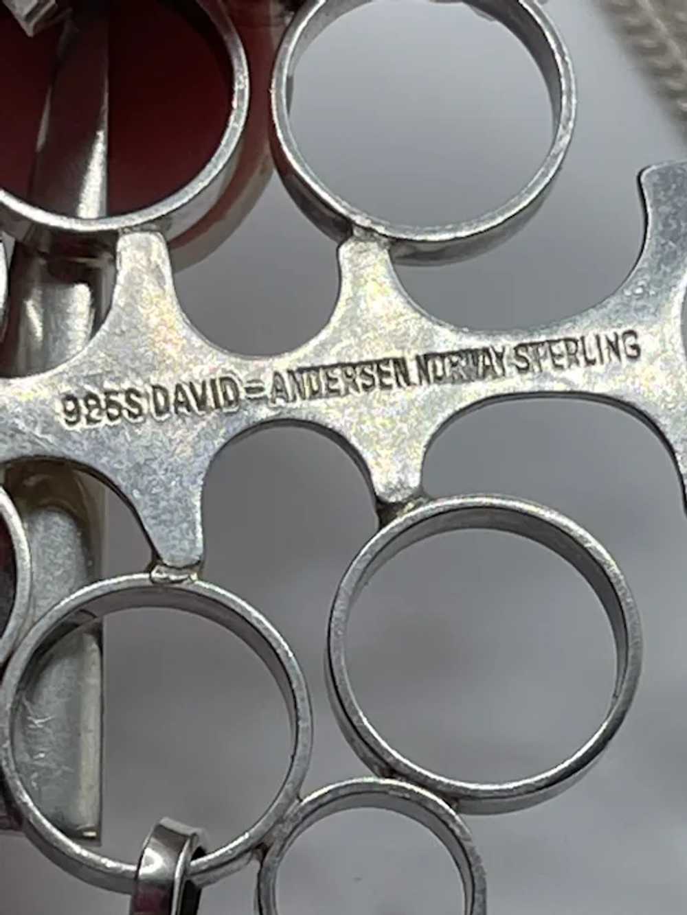 Vintage David Andersen Sterling Silver Modernist … - image 12