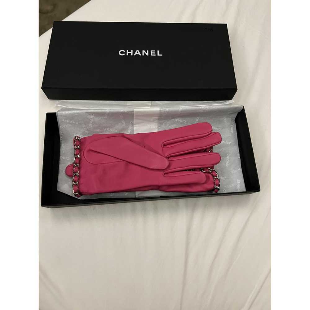 Chanel Leather gloves - image 7