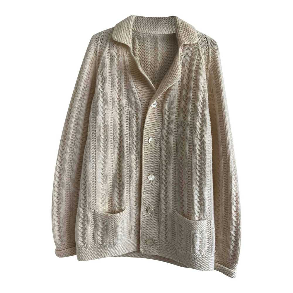 Wool jacket - Hand knitted wool jacket in Irish s… - image 1