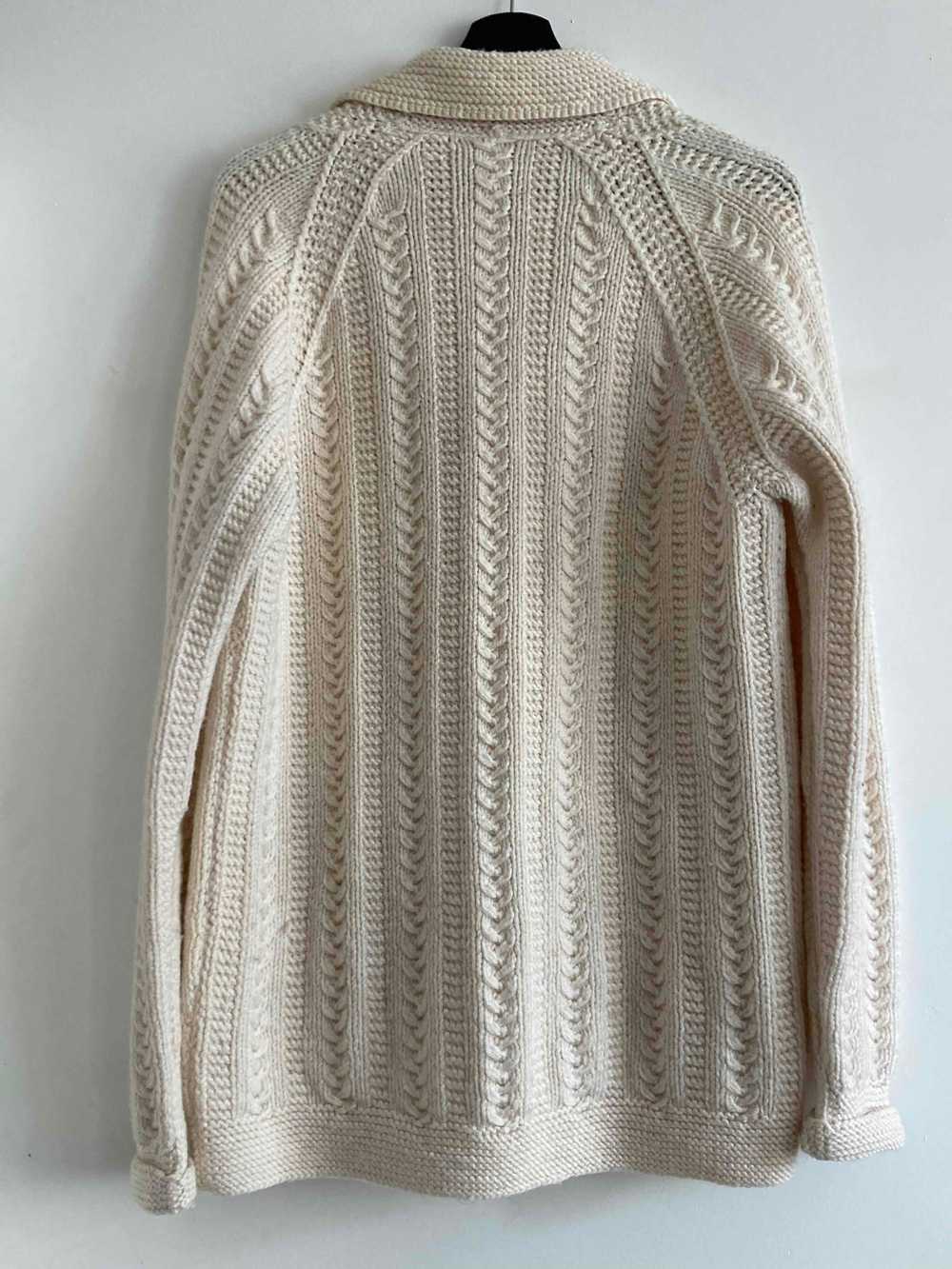 Wool jacket - Hand knitted wool jacket in Irish s… - image 5