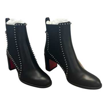 Christian Louboutin Leather mocassin boots - image 1