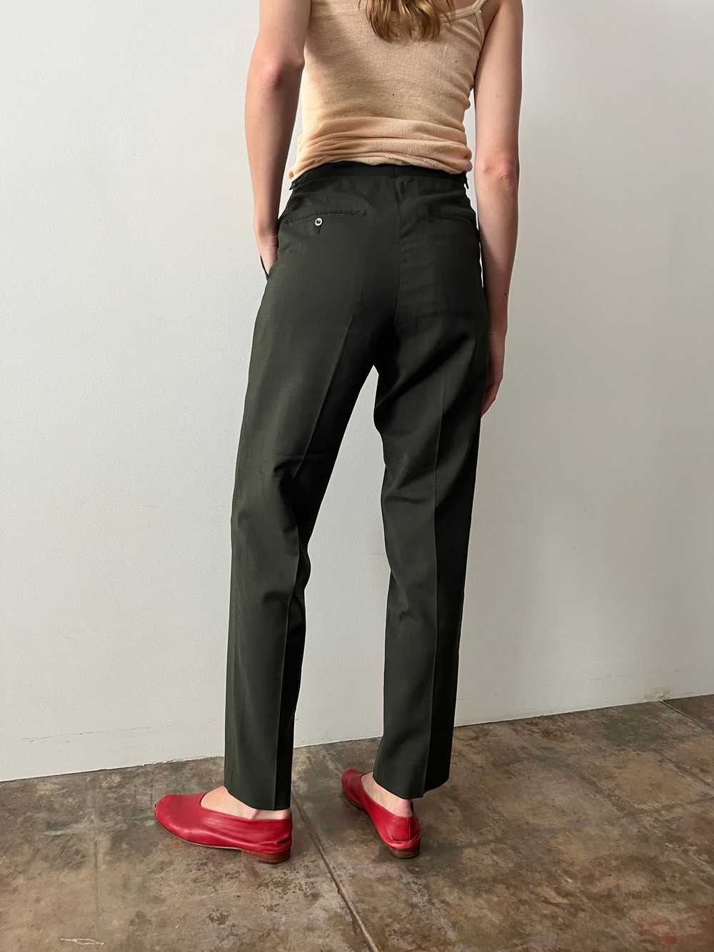 60s Green Sears Casual Pants - image 4