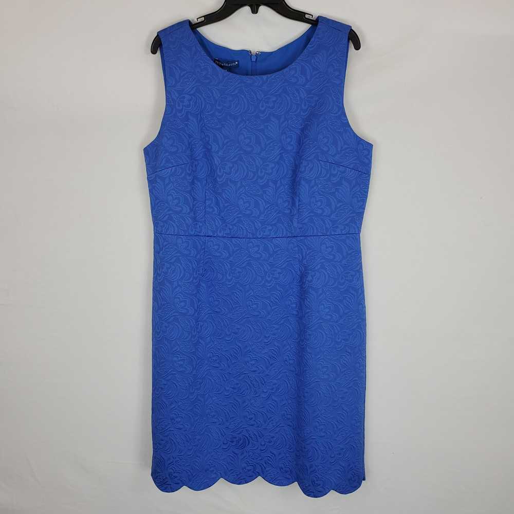 Talbots Women Blue Dress Sz 14 - image 1