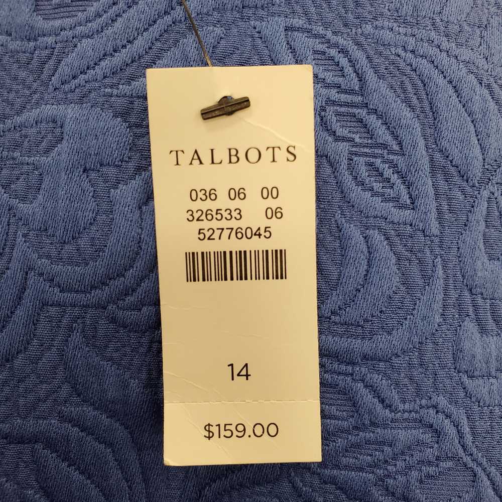 Talbots Women Blue Dress Sz 14 - image 6