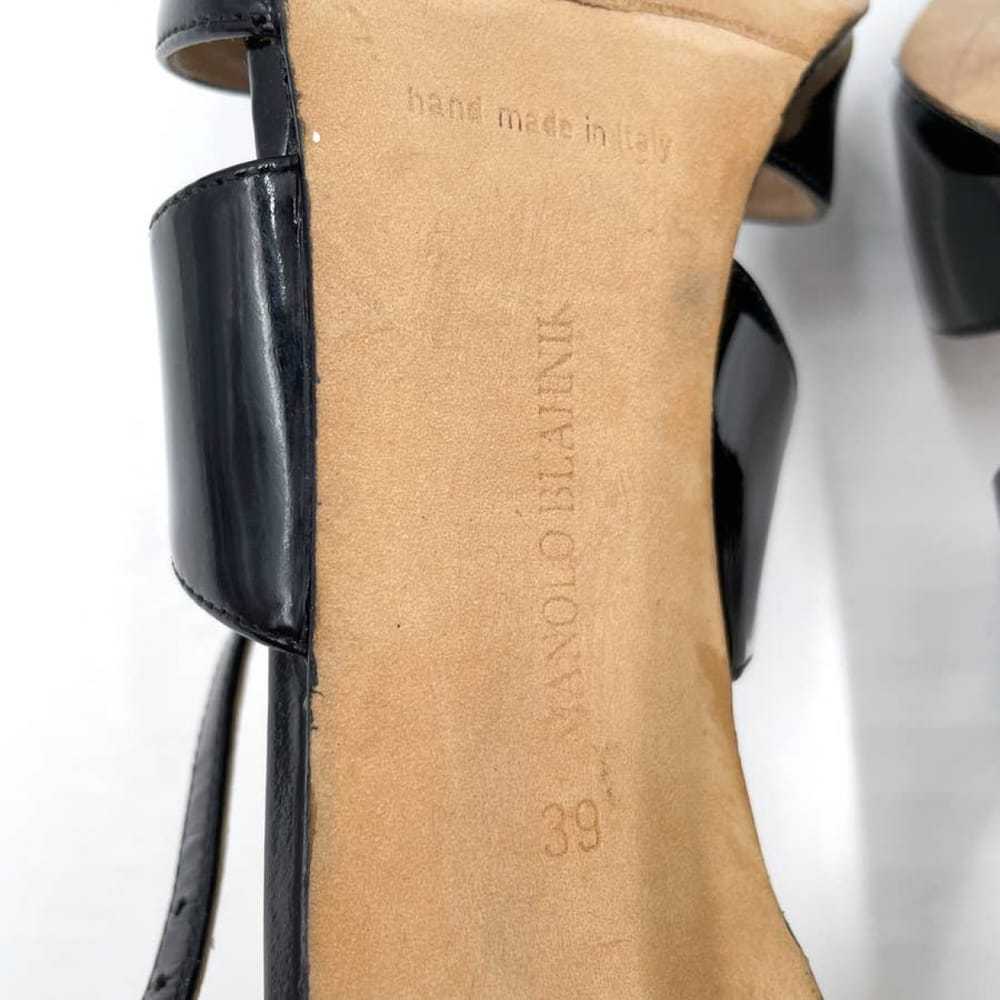 Manolo Blahnik Patent leather heels - image 8
