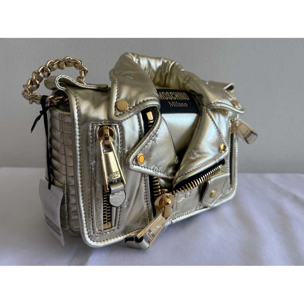 Moschino Biker leather handbag - image 4