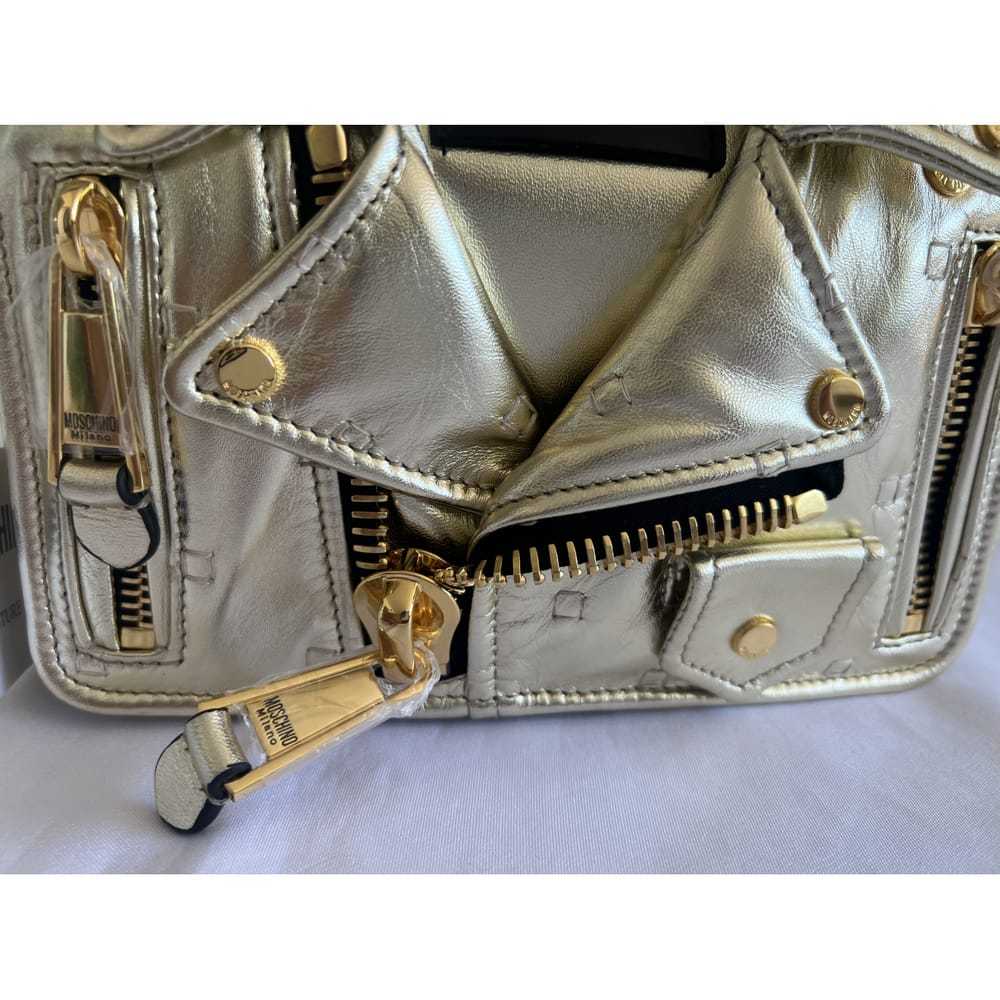 Moschino Biker leather handbag - image 5