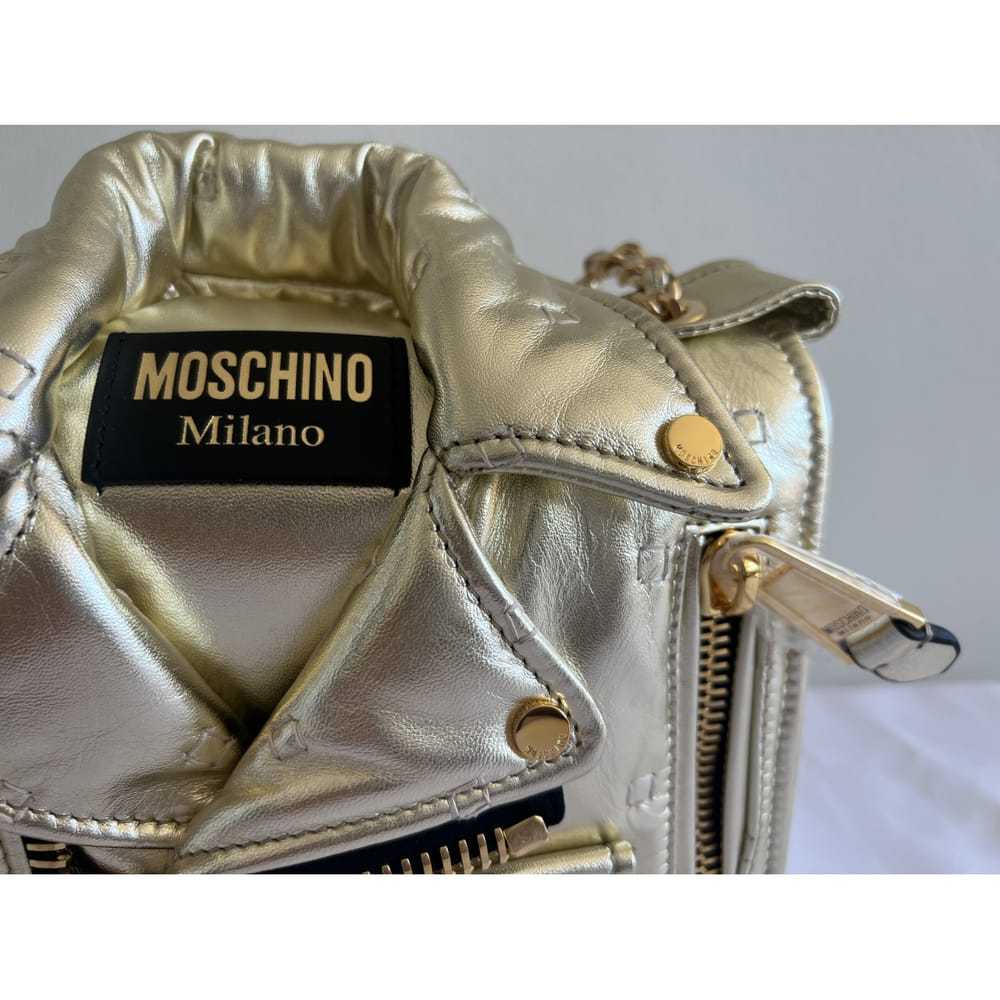 Moschino Biker leather handbag - image 6