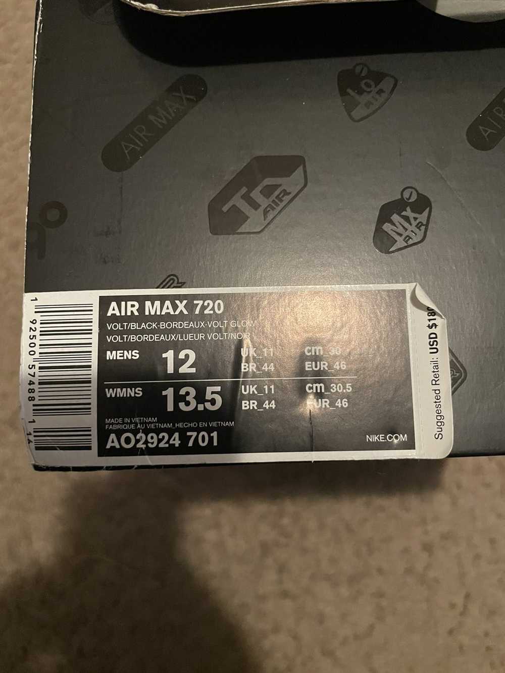 Nike Nike Air Max 720 Volt Black (2019) Size 12 - image 6