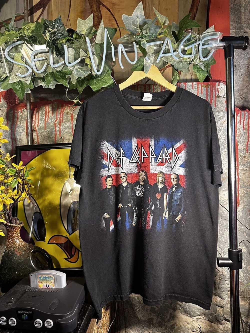 Band Tees × Streetwear × Vintage Y2K Def Leppard … - image 2