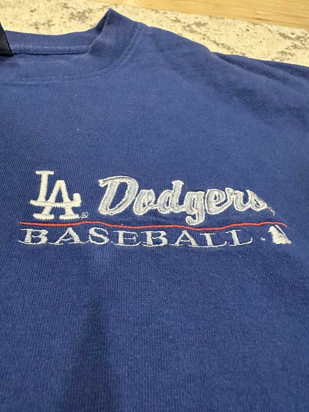 Mitchell & Ness Sweatshirt - All Over Crew 2.0 - La Dodgers - Grey and Dodger Blue - FCPO3400 M