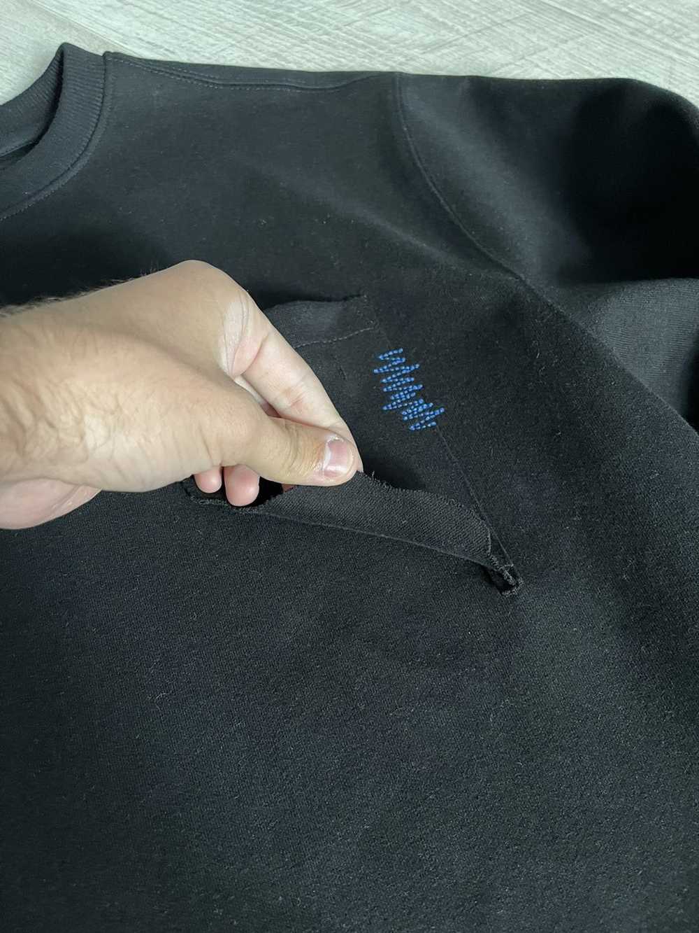 Ader Error Ader Error Sweatshirt Size L(A1) Black… - image 5