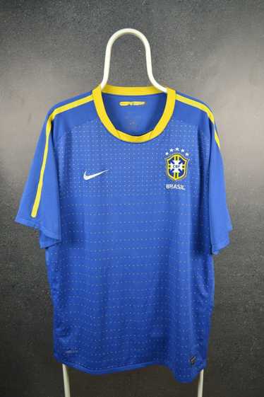 Nike × Soccer Jersey Brazil 2010 2011 away Nike s… - image 1