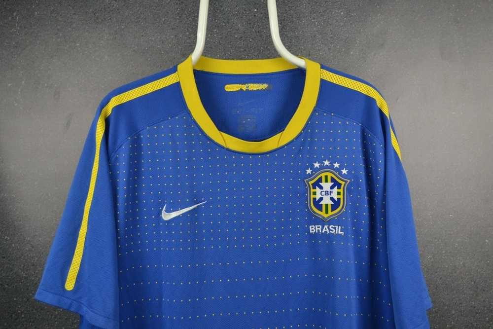 Nike × Soccer Jersey Brazil 2010 2011 away Nike s… - image 3