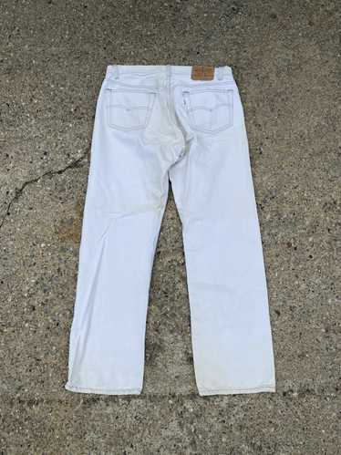 Levi's × Vintage Vintage 90s levis white jeans