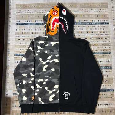 Bape half cheap shark half tiger