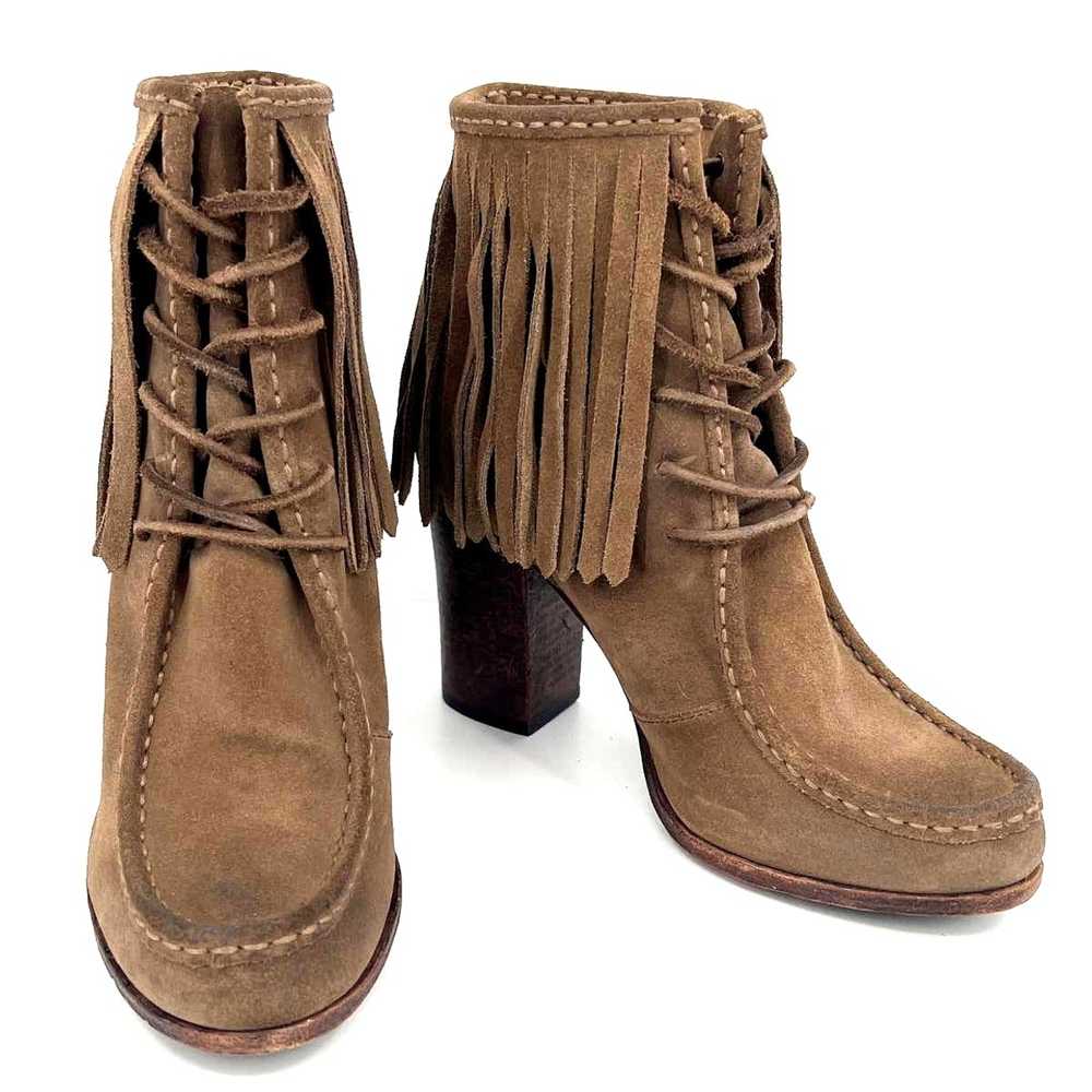 Frye FRYE Parker Fringe Ankle Boot - image 3