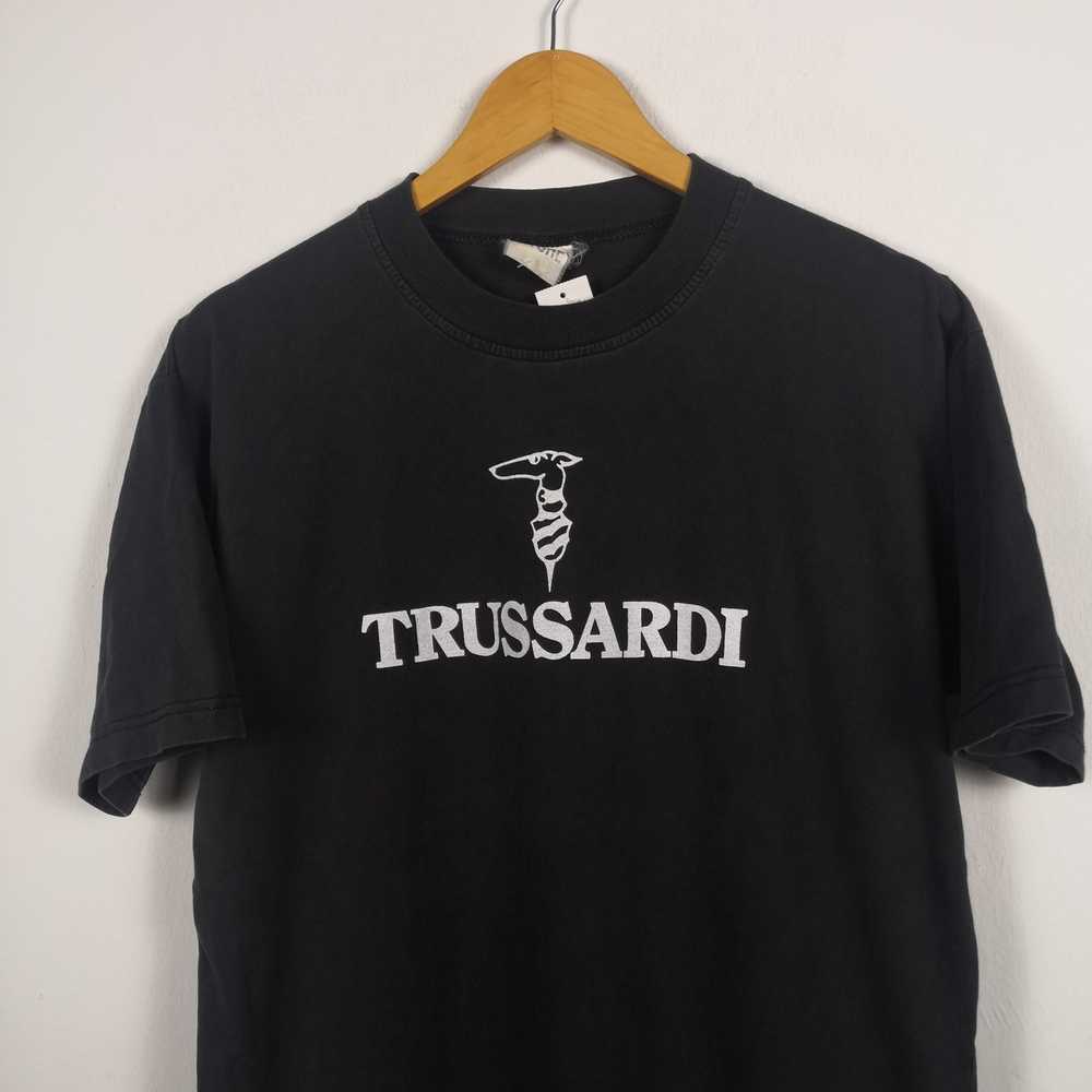 Trussardi × Vintage Vintage Trussardi T-Shirt Big… - image 2