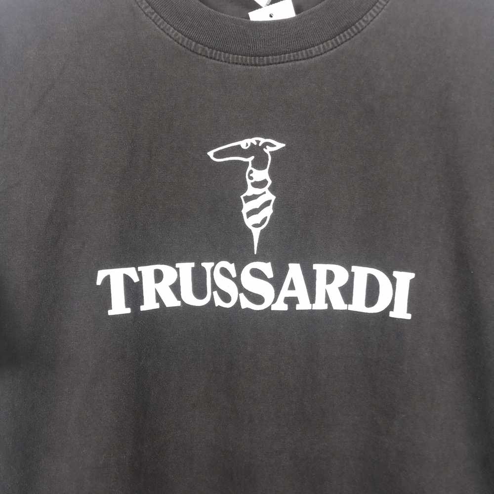 Trussardi × Vintage Vintage Trussardi T-Shirt Big… - image 3