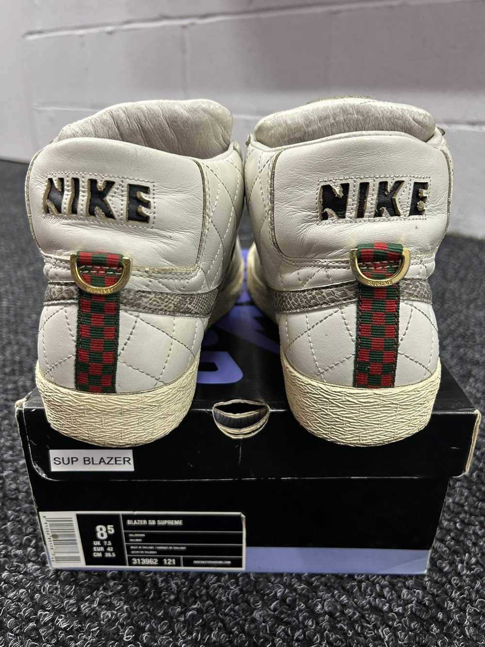 Nike × Supreme 2006 Supreme/Nike SB Blazer Sail 8… - image 6